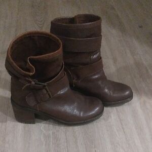 Sam Edelman Dark Brown Heeled Boots